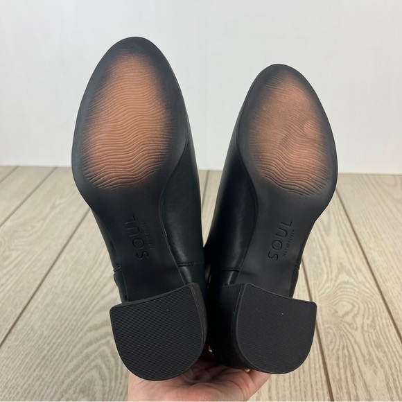 Soul Naturalizer Richy Zip Women's Ankle Boots 7.5W Black Faux Leather $120 - Picture 9 of 10